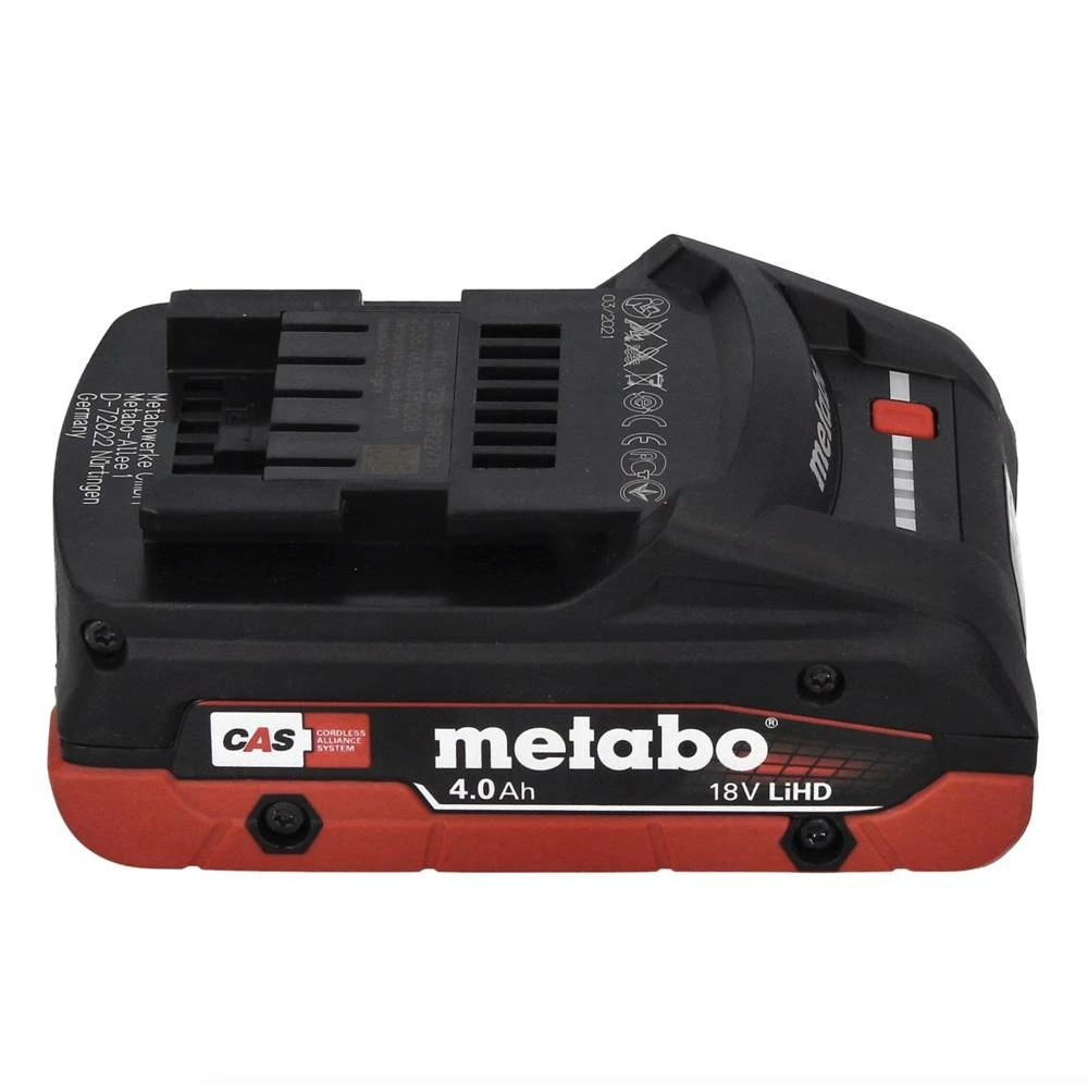 Metabo Basic Set 2x LiHD Akkupack 18 V 4,0 Ah ( 2x 625367000 ) + Metabo SC 30 Ladegerät 12 - 18 V ( 316067840 ) 4 Metabo Basic Set 2x LiHD Akkupack 18 V 4,0 Ah ( 2x 625367000 ) + Metabo SC 30 Ladegerät 12 - 18 V ( 316067840 ) – Bild 4