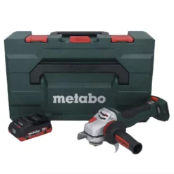 Metabo WPBA 18 LTX BL 15-125 Quick DS Akku Winkelschleifer 18 V 125 Mm Brushless + 1x Akku 4,0 Ah + MetaBOX - Ohne Ladegerät