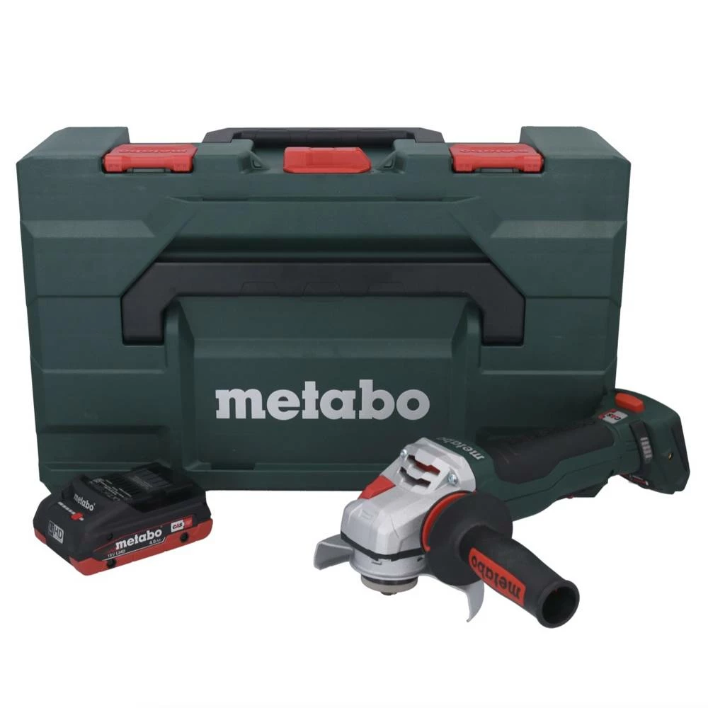 Metabo WPBA 18 LTX BL 15-125 Quick DS Akku Winkelschleifer 18 V 125 Mm Brushless + 1x Akku 4,0 Ah + MetaBOX - Ohne Ladegerät 1 Metabo WPBA 18 LTX BL 15-125 Quick DS Akku Winkelschleifer 18 V 125 Mm Brushless + 1x Akku 4,0 Ah + MetaBOX - Ohne Ladegerät
