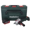 Metabo WPBA 18 LTX BL 15-125 Quick DS Akku Winkelschleifer 18 V 125 Mm Brushless + 1x Akku 5,5 Ah + MetaBOX - Ohne Ladegerät