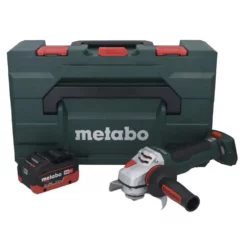Metabo WPBA 18 LTX BL 15-125 Quick DS Akku Winkelschleifer 18 V 125 Mm Brushless + 1x Akku 5,5 Ah + MetaBOX - Ohne Ladegerät