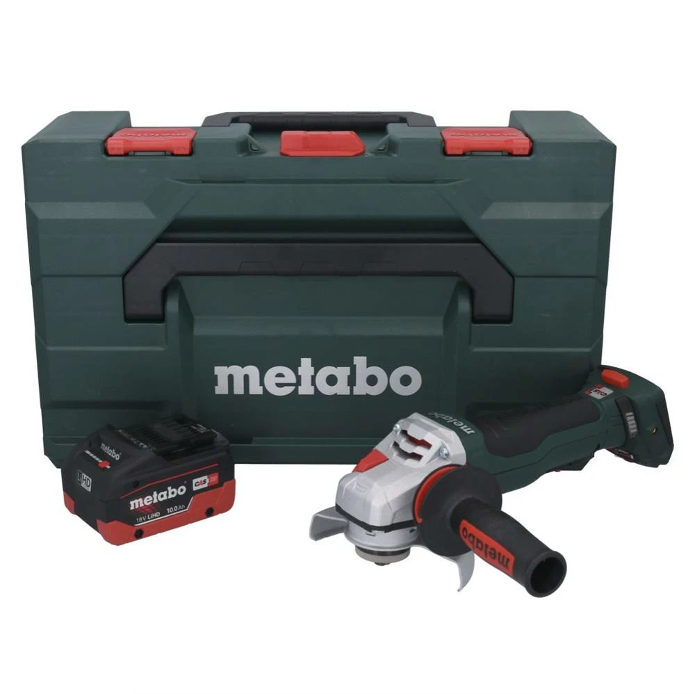 Metabo WPBA 18 LTX BL 15-125 Quick DS Akku Winkelschleifer 18 V 125 Mm Brushless + 1x Akku 10,0 Ah + MetaBOX - Ohne Ladegerät 1 Metabo WPBA 18 LTX BL 15-125 Quick DS Akku Winkelschleifer 18 V 125 Mm Brushless + 1x Akku 10,0 Ah + MetaBOX - Ohne Ladegerät