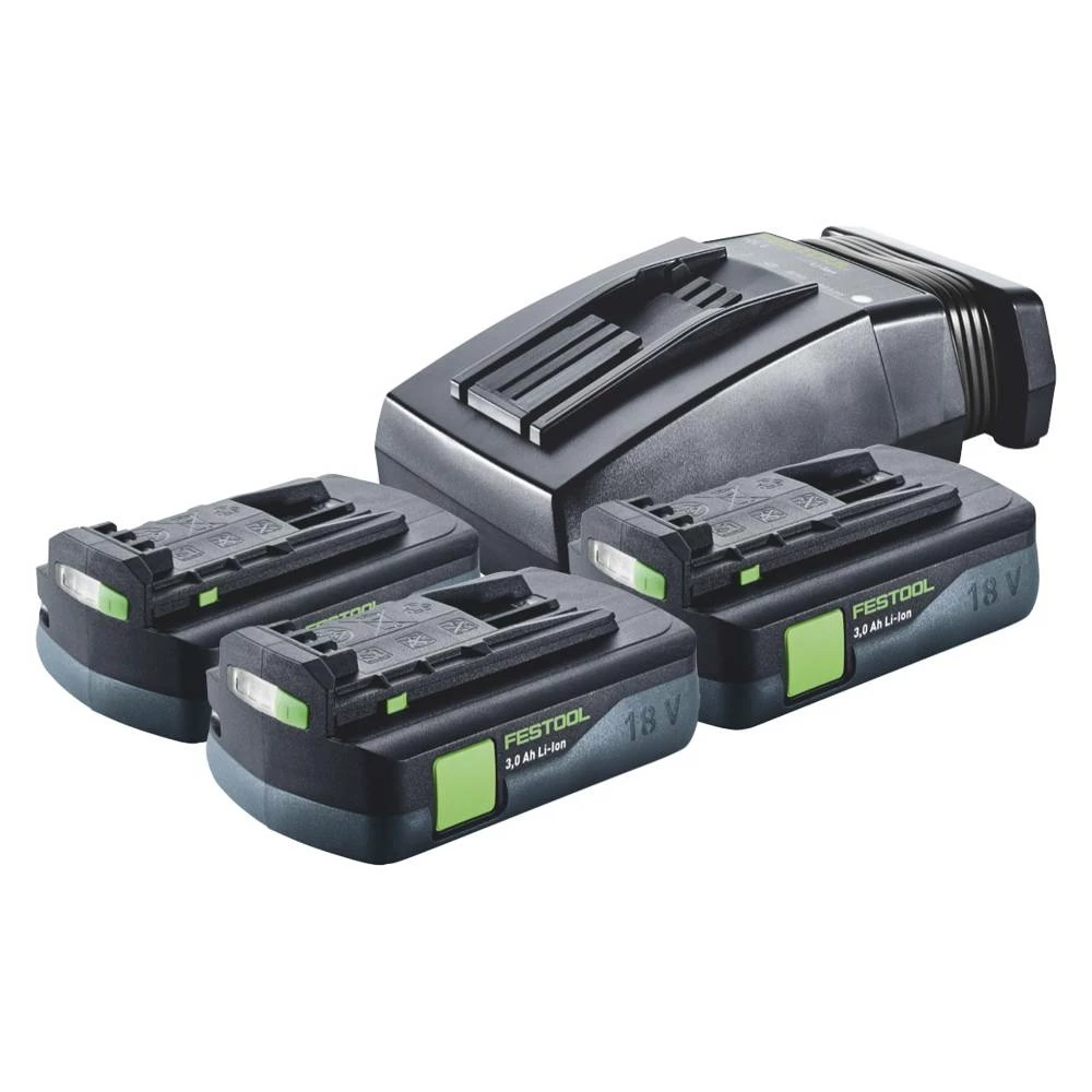 Festool Energie Set 3x BP 18 Li 3,0 C Akku 18 V 3,0 Ah / 3000 MAh Li-Ion ( 3x 577658 ) + TCL 6 Ladegerät ( 201135 ) 1 Festool Energie Set 3x BP 18 Li 3,0 C Akku 18 V 3,0 Ah / 3000 MAh Li-Ion ( 3x 577658 ) + TCL 6 Ladegerät ( 201135 )