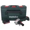 Metabo WPB 18 LT BL 11-125 Quick Akku Winkelschleifer 18 V 125 Mm Brushless + 1x Akku 4,0 Ah + MetaBOX - Ohne Ladegerät