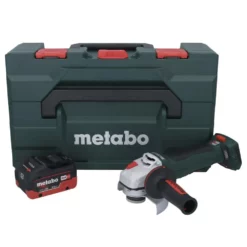 Metabo WPB 18 LT BL 11-125 Quick Akku Winkelschleifer 18 V 125 Mm Brushless + 1x Akku 8,0 Ah + MetaBOX - Ohne Ladegerät