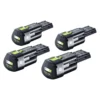 Festool Akku Set 4x BP 18 Li 3,0 Ergo I Akku 18 V 3,0 Ah / 3000 MAh Li-Ion ( 4x 577704 ) Mit Ladestandanzeige