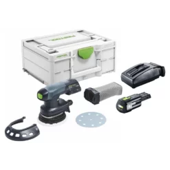 Festool ETSC 125-Basic Akku Exzenterschleifer 18 V 125 Mm Brushless + 1x Akku 3,0 Ah + Ladegerät + Systainer