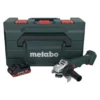 Metabo W 18 L 9-125 Akku Winkelschleifer 18 V 125 Mm + 1x Akku 4,0 Ah + MetaBOX - Ohne Ladegerät