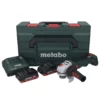 Metabo WB 18 LT BL 11-125 Quick Akku Winkelschleifer 18 V 125 Mm Brushless + 2x Akku 4,0 Ah + Ladegerät + MetaBOX