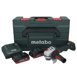 Metabo WB 18 LT BL 11-125 Quick Akku Winkelschleifer 18 V 125 Mm Brushless + 2x Akku 4,0 Ah + Ladegerät + MetaBOX
