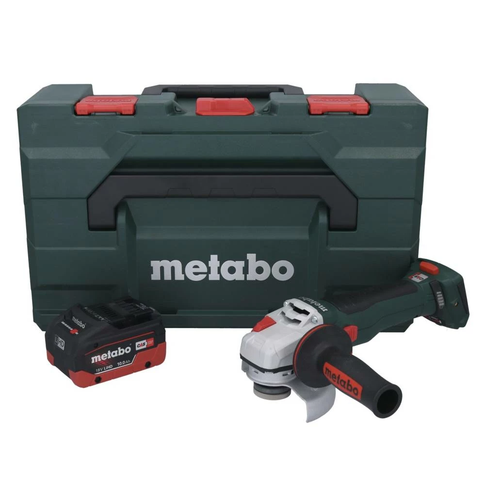 Metabo WB 18 LT BL 11-125 Quick Akku Winkelschleifer 18 V 125 Mm Brushless + 1x Akku 10,0 Ah + MetaBOX - Ohne Ladegerät 1 Metabo WB 18 LT BL 11-125 Quick Akku Winkelschleifer 18 V 125 Mm Brushless + 1x Akku 10,0 Ah + MetaBOX - Ohne Ladegerät