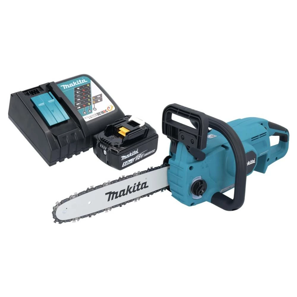Makita DUC 307 RT1X2 Akku Kettensäge 18 V 30 Cm 7,7 M/s Brushless + 1x Akku 5,0 Ah + Ladegerät 1 Makita DUC 307 RT1X2 Akku Kettensäge 18 V 30 Cm 7,7 M/s Brushless + 1x Akku 5,0 Ah + Ladegerät