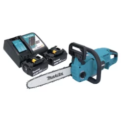Makita DUC 307 RTX2 Akku Kettensäge 18 V 30 Cm 7,7 M/s Brushless + 2x Akku 5,0 Ah + Ladegerät