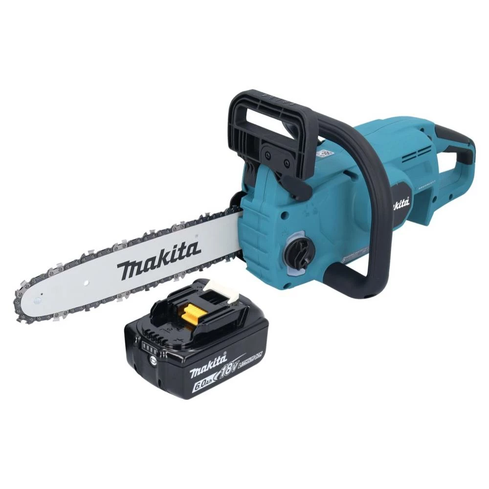 Makita DUC 307 G1X2 Akku Kettensäge 18 V 30 Cm 7,7 M/s Brushless + 1x Akku 6,0 Ah - Ohne Ladegerät 1 Makita DUC 307 G1X2 Akku Kettensäge 18 V 30 Cm 7,7 M/s Brushless + 1x Akku 6,0 Ah - Ohne Ladegerät