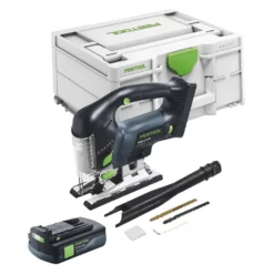 Festool CARVEX PSBC 420-Basic Akku Pendelstichsäge 18 V 120 Mm Brushless + 1x Akku 3,0 Ah + Systainer - Ohne Ladegerät