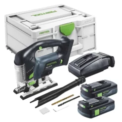 Festool CARVEX PSBC 420-Basic Akku Pendelstichsäge 18 V 120 Mm Brushless + 2x Akku 3,0 Ah + Ladegerät + Systainer