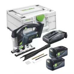 Festool CARVEX PSBC 420-Basic Akku Pendelstichsäge 18 V 120 Mm Brushless + 2x Akku 5,0 Ah + Ladegerät + Systainer