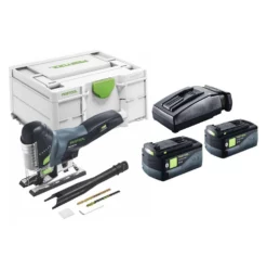 Festool CARVEX PSC 420-Basic Akku Pendelstichsäge 18 V 120 Mm Brushless + 2x Akku 5,0 Ah + Ladegerät + Systainer