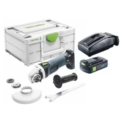 Festool AGC 18-125 EB-Basic Akku Winkelschleifer 18 V 125 Mm Brushless + 1x Akku 3,0 Ah + Ladegerät + Systainer