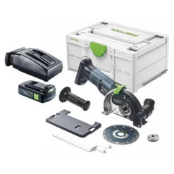 Festool DSC-AGC 18-125 FH EB-Basic Akku Freihandtrennsystem 18 V 125 Mm Brushless + 1x Akku 3,0 Ah + Ladegerät + Systainer