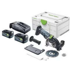 Festool DSC-AGC 18-125 FH EB-Basic Akku Freihandtrennsystem 18 V 125 Mm Brushless + 2x Akku 5,0 Ah + Ladegerät + Systainer