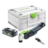 Festool VECTURO OSC 18 E-Basic Akku Oszillierer 18 V Starlock Max Brushless + 1x Akku 4,0 Ah + Systainer - Ohne Ladegerät