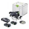 Festool HKC 55 EB-Basic Akku Handkreissäge 18 V 160 Mm Brushless + 2x Akku 3,0 Ah + Ladegerät + Systainer