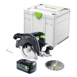 Festool HKC 55 EB-Basic Akku Handkreissäge 18 V 160 Mm Brushless + 1x Akku 5,0 Ah + Systainer - Ohne Ladegerät