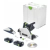 Festool TSC 55 KEB-Basic Akku Tauchsäge 18 V / 36 V ( 2x 18 V ) 160 Mm Brushless + 2x Akku 3,0 Ah + Systainer - Ohne Ladegerät