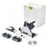 Festool TSC 55 KEB-Basic Akku Tauchsäge 18 V / 36 V ( 2x 18 V ) 160 Mm Brushless + 2x Akku 4,0 Ah + Systainer - Ohne Ladegerät