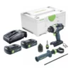 Festool TPC 18/4 I-Basic Akku Schlagbohrschrauber 18 V 75 Nm Brushless + 2x Akku 3,0 Ah + Ladegerät + Systainer