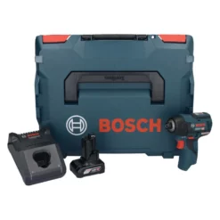 Bosch GDR 12V-110 Professional Akku Drehschlagschrauber 12 V 110 Nm 1/4" Brushless + 1x Akku 6,0 Ah + Ladegerät + L-Boxx