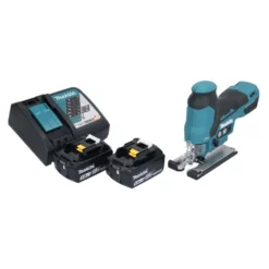 Makita DJV 185 RT Akku Pendelhubstichsäge 18 V Brushless + 2x Akku 5,0 Ah + Ladegerät