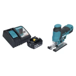 Makita DJV 185 RG1 Akku Pendelhubstichsäge 18 V Brushless + 1x Akku 6,0 Ah + Ladegerät