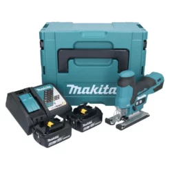 Makita DJV 185 RGJ Akku Pendelhubstichsäge 18 V Brushless + 2x Akku 6,0 Ah + Ladegerät + Makpac