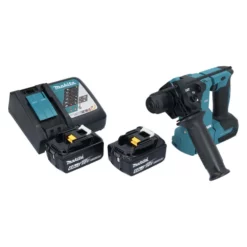 Makita DHR 183 RG Akku Bohrhammer 18 V 1,7 J SDS Plus Brushless + 2x Akku 6,0 Ah + Ladegerät