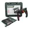 Metabo KHE 2445 Kombihammer 800 W 2,4 J SDS Plus + 10 Tlg. Bohrer Und Meißel Set + Koffer