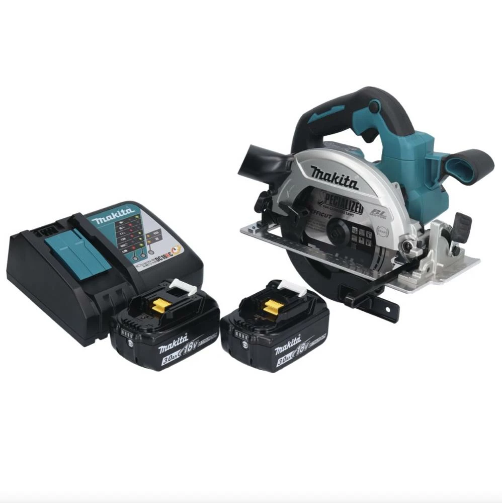 Makita DHS 661 RF Akku Handkreissäge 18 V 165 Mm Brushless + 2x Akku 3,0 Ah + Ladegerät 1 Makita DHS 661 RF Akku Handkreissäge 18 V 165 Mm Brushless + 2x Akku 3,0 Ah + Ladegerät