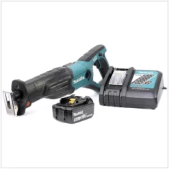 Makita DJR 181 RF1J Akku Reciprosäge 18 V Säbelsäge + 1x 3,0 Ah Akku + Ladegerät