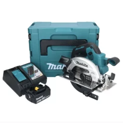 Makita DHS 661 RT1J Akku Handkreissäge 18 V 165 Mm Brushless + 1x Akku 5,0 Ah + Ladegerät + Makpac