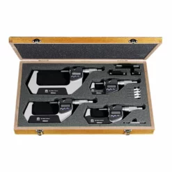 Mitutoyo Digitaler Bügelmessschrauben-Satz IP65 Mit Datenausgang, Messbereich: 0-100 Mm