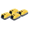DeWalt Akku Set DCBP 034 E4 4x Powerstack Akku 18 V 1,7 Ah / 1700 MAh XR Li-Ion - Mit Ladestandanzeige
