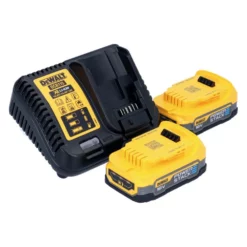 DeWalt Akku Starter Set 18 V DCB 115 E2 2x Powerstack Akku 1,7 Ah + DCB 115 XR Ladegerät