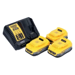 DeWalt Akku Starter Set 18 V DCB 115 E3 3x Powerstack Akku 1,7 Ah + DCB 115 XR Ladegerät