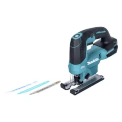Makita DJV 184 Z Akku Pendelhub Stichsäge 18 V Brushless + 3 Tlg. Stichsägeblatt Set - Ohne Akku, Ohne Ladegerät