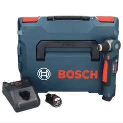 Bosch Professional GWB 12V-10 Akku Winkelbohrmaschine 12 V + 1x Akku 2,0 Ah + Ladegerät + L-Boxx
