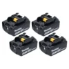 Makita Akku Set 4x BL 1850 B 18 V 5,0 Ah / 5000 MAh Li-Ion Akku ( 4x 197280-8 )