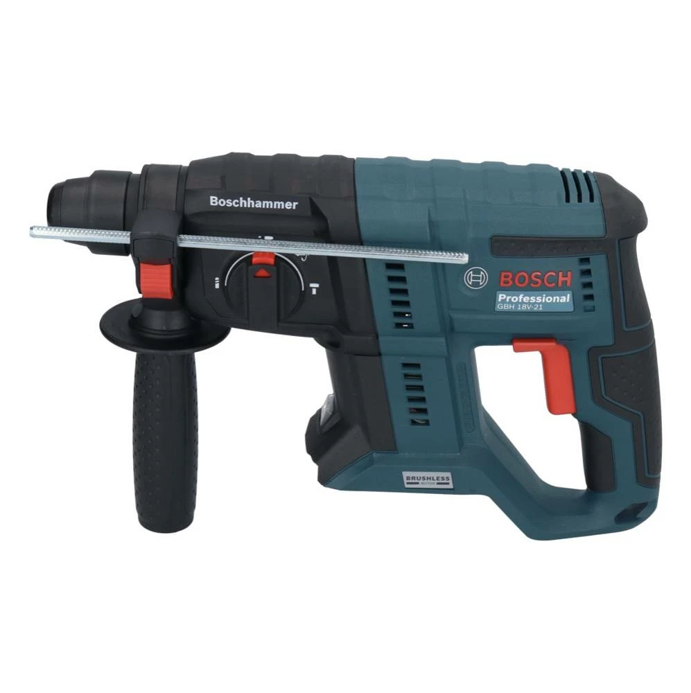 Bosch GBH 18V-21 Professional Akku Bohrhammer 18 V 2,0 J SDS Plus Brushless + 2x Akku 2,0 Ah + Ladegerät 2 Bosch GBH 18V-21 Professional Akku Bohrhammer 18 V 2,0 J SDS Plus Brushless + 2x Akku 2,0 Ah + Ladegerät – Bild 2