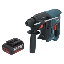 Bosch GBH 18V-21 Professional Akku Bohrhammer 18 V 2,0 J SDS Plus Brushless + 1x Akku 5,0 Ah - Ohne Ladegerät