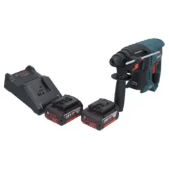 Bosch GBH 18V-21 Professional Akku Bohrhammer 18 V 2,0 J SDS Plus Brushless + 2x Akku 5,0 Ah + Ladegerät